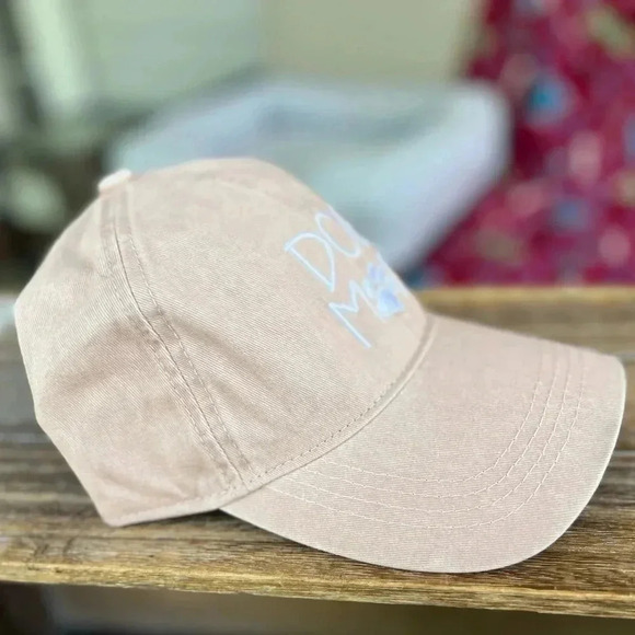 NEW DOG MOM David & Young Embroidered Baseball Hat/Cap w/ embroidered lettering - Picture 3 of 6
